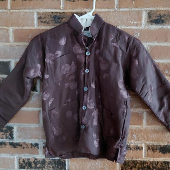 Vintage Solz Squirrels Brown Manderin Child's Jacket